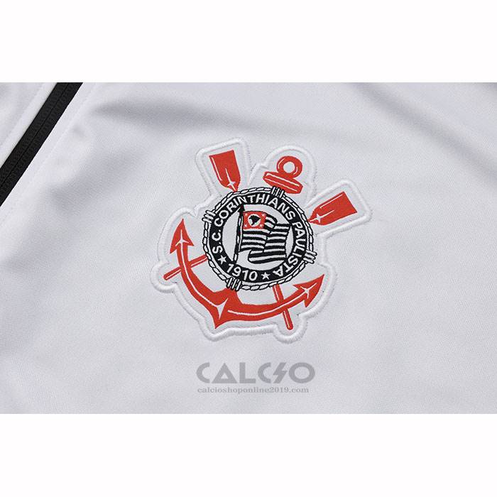 Tuta da Track di Giacca Corinthians 2025-2026 Bianco